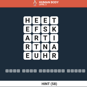 Word Crack Plus - Cuerpo Humano