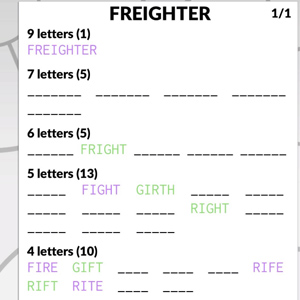 Word Wheel by POWGI - Palabras para encontrar