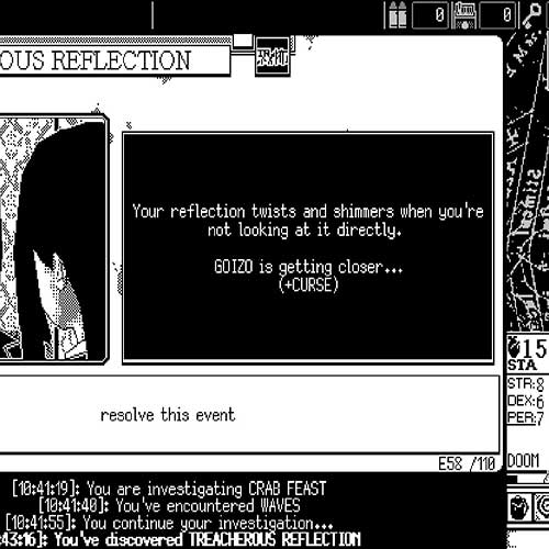 World of Horror Reflejo Traicionero