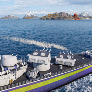 World of Warships Legends Eagle Union’s Power - Artillería Naval