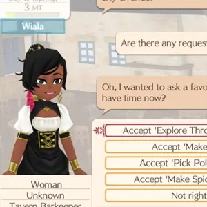 WorldNeverland - Daily Life in the Elnea Kingdom - Another Life Adventure - Sistema de Diálogo