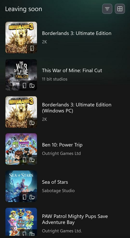 Games Leaving Xbox Game Pass August Wave 2
