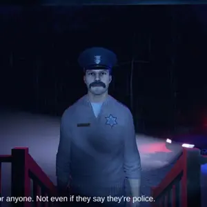 Yellowcreek Stories - The Cabin Watcher - Policía